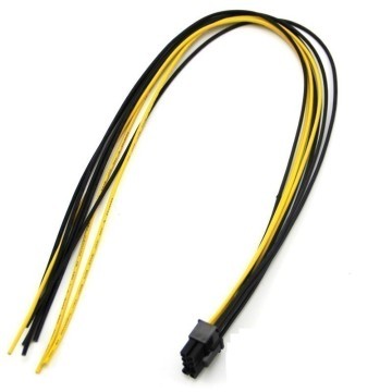PCI-E 6 Pin to Bare Wire (Open End)