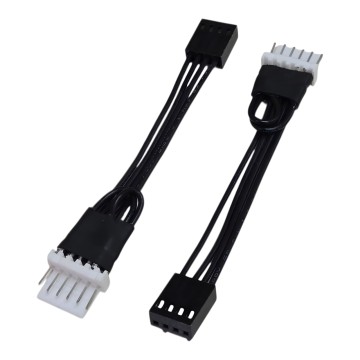 PC CPU Fan 6 Pin Male to Standard 4 Pin PWM Female Cable Adapter for HP