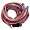 Single Sleeved Modular Cables Red White for Silverstone