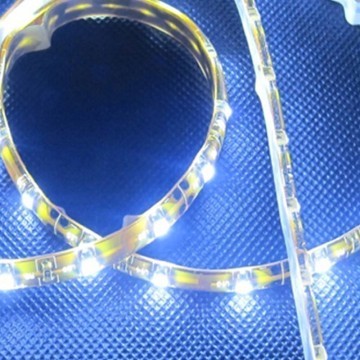 Custom Length Sleeved LED Light Strip - White