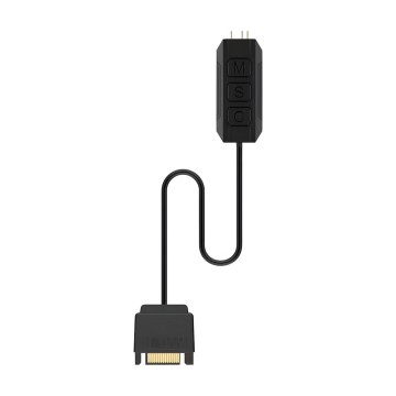 5V 3 Pin 12V 4 Pin ARGB 3 Button LED Controller Cable SATA Powered