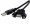 USB 2.0 Type-A Extension Cable with Panel Mounts (Black)