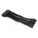 Short 24-pin ATX Extension Cable 15cm (Black)