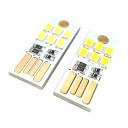 Ultra Thin Mini USB White 6 LED Portable Pocket USB 0.5W