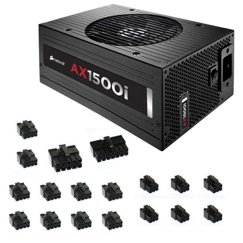 Corsair PSU Professional AX1500i Modular Connector (Full Set 18pcs ...