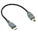 Micro-B Micro USB Mini-B Mini USB Male to Male Adapter Cable (OTG)