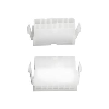 14 Pin Modular Power Supply Server Male Connector with Pins White