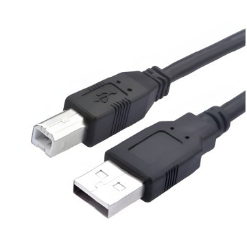5M USB 2.0 Type A B Male Cord Cable for Printer Scanner Modem Black