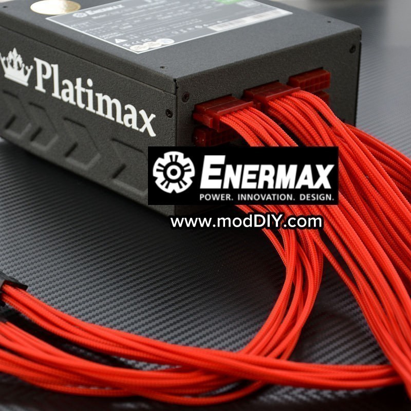Professional Tailor-Made Enermax Custom Sleeved Modular Cable Kit