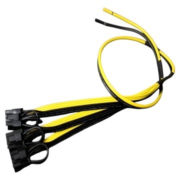 Triple 8Pin PCIE to Open End Split Power Cable
