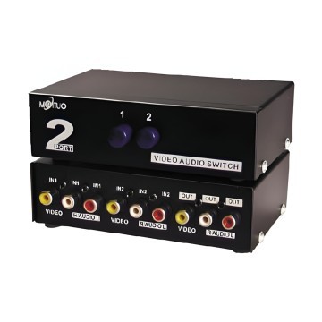Maituo 2 Port AV Video Audio Splitter