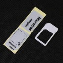 Microsim Adapter for iPad iPhone Convert Micro SIM to Regular SIM Adapter