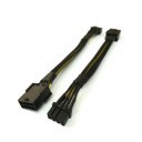 Special Mini Low-Profile 8-Pin to 8-Pin PCI-E Extension Cable (15cm)