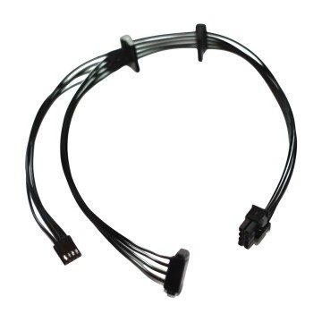 8 Pin to Dual SATA Molex FDD Power Cable for Thermaltake TR2 RX