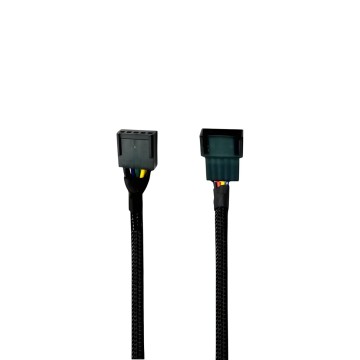 Custom Length 5 Pin RGB Fan Sleeved Extension Cable