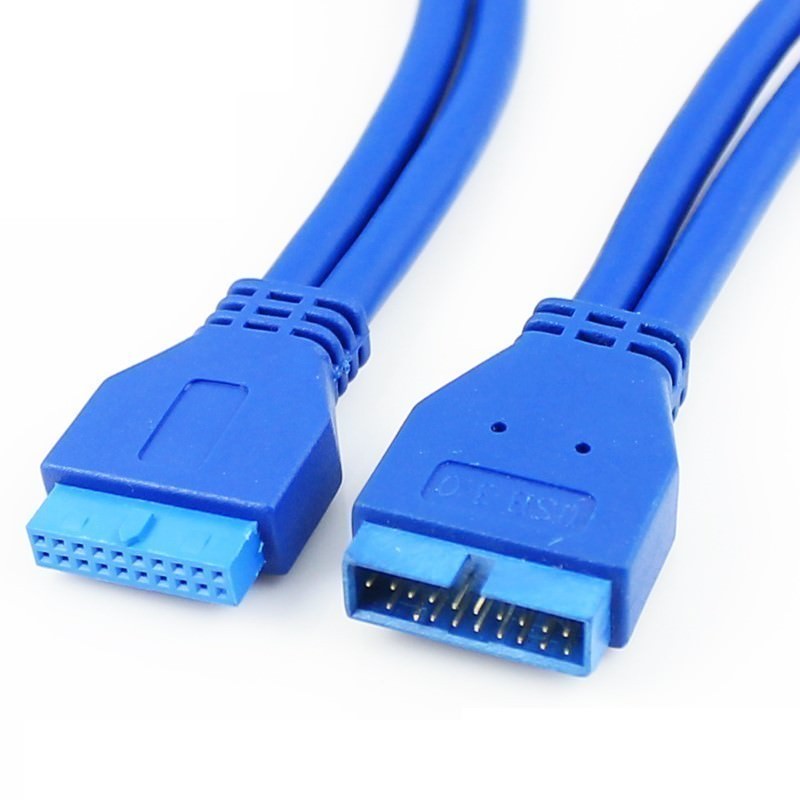 Motherboard USB 3.0 19 Pin Extension Cable 50cm MODDIY