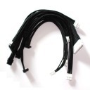 Silverstone Premium Single Sleeved Power Supply Modular Cables Set (Black Sleeving, White Connectors)