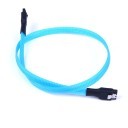 SAS/SSD High-Speed 6Gbps SATA3 SATA III Cable High Density Sleeved (UV Blue)