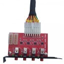 4-Channel SATA HDD Power Switch PCI Slot Controller 