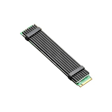 Premium N110 NVME NGFF M.2 22110 SSD Cooling Aluminum Heatsink Black