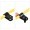 Black Wire Saddle Clipping Cable Clamp Black