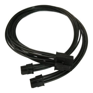 Dual Mini PCIE 6 Pin to Standard PCIE 8 Pin Video Card Cable for Apple
