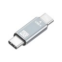 USB 4.0 Type C 40Gbps PD 100W Male to Male Adapter with Metal Housing