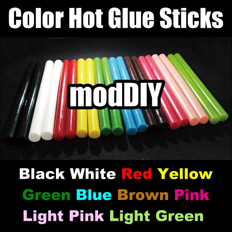 10pcs 7x100mm Hot Melt Glue Sticks Red For 7mm Electric Glue Gun