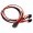 Premium Single Sleeved 9 Pin to Dual 8 Pin PCIE Cable 50cm for Super Flower