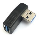 USB 3.0 Female-to-Male Right-Angled Adapter Connector