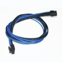Seasonic X Series Modular Power Supply PSU CPU 8-Pin Single Sleeved Cables (Blue/Black)
