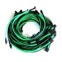 EVGA Premium Sleeved Modular Cables Complete Set Black UV Green