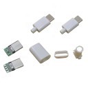 USB 3.1 Type C USB PD PCB Male Connector with Housing USB 2.0 PCB