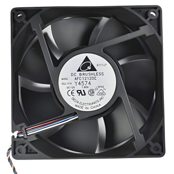 Delta AFC1212DE Fan 12V 1.6A 120mmx38mm 4 Wire PWM Cooling Fan
