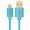 Premium Micro USB Fast Charge Cable with Gold Plated Connector (Blue)