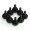 M3.0 x 6mm Black Thumb Screws M3X6