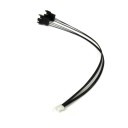 3 Pin GPU Mini Fan Connector to 2 x Standard 4 Pin PWM Adapter Cable