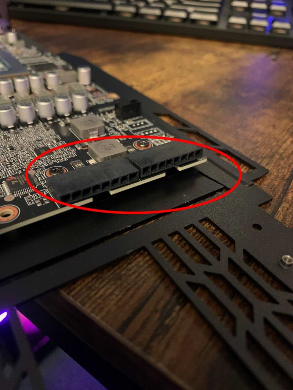 Gigabyte RTX 30 PCB Flat 8 Pin Connector with Pins