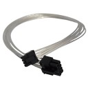 Premium Silver Wire Modular Cable CPU EPS 8 Pin for Corsair