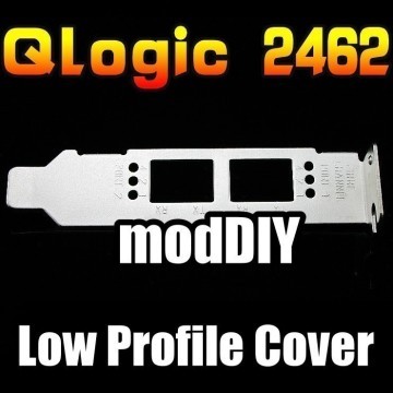 QLogic QLE2462 QLA2462 Dual Port 4GB 2U Low Profile Expansion Slot Cover