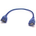 USB 2.0 Type-A Female-to-Female Cable (30cm)