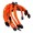 Custom Made Single Sleeved Modular Cable Set Orange for Corsair