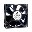 Delta 12vdc 80mm x 25mm 8025 Case 3-Pin Fan