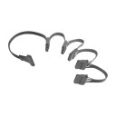 Premium Ribbon Wire 5 Pin SATA to 5 x 4 Pin Molex Adapter Cable Black