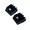 6 Pin Graphics Card PCIe Male Header Connector 90 Degree Angled Black