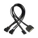 Special 4 Pin to Dual Standard 4 Pin PWM Fan Adapter Cable for Dell