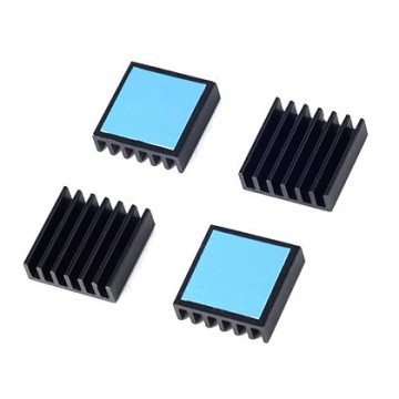 Black Chipset Heatsink (20mm x 20mm x 6mm)