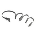 Premium Ribbon Wire 5-Pin SATA to 4x 4-Pin Molex Adapter Cable (Black)