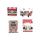 USB 3.2 Gen2 10G Type A 9 Pin Female Connector AF for PCB Mount Red