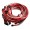 PSU Custom Single Sleeved Modular Cables Grey Red for Seasonic